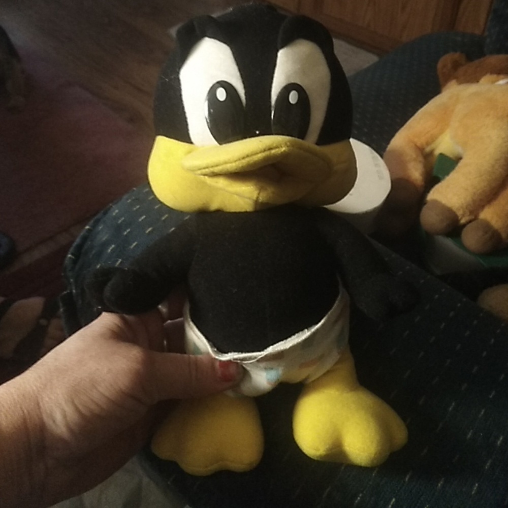 Vtg baby Duffy duck plush